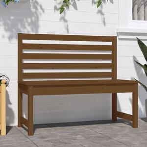 Zahradní lavice medově hnědá 109 cm masivní borové dřevo