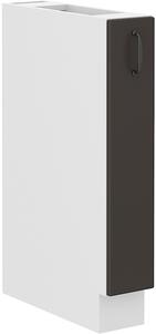 STL 15 cm výsuvná skřínka dolní s košíkem STILO II Barevné provedení STILO: Bílá / Bílá