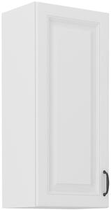 STL 40 cm skříňka horní jednodveřová STILO II (výška 90 cm) Barevné provedení STILO: Bílá / Prachově šedá