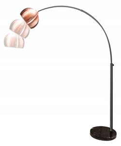 Stojací lampa BIG BOW 170-210 CM měděná/černá Svítidla | Stojací