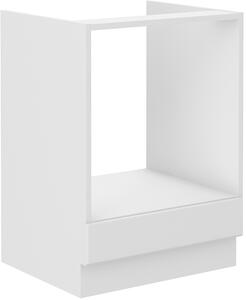 STL 60 cm skříňka na vestavný sporák STILO II Barevné provedení STILO: Bílá / Prachově šedá