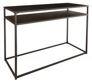 Konzolový stolek DURA STEEL 100 CM černý kov Nábytek | Doplňkový nábytek | Konzolové stolky