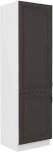 STL 60 cm skřínka vysoká pro lednici STILO II Barevné provedení STILO: Bílá / Jílově šedá
