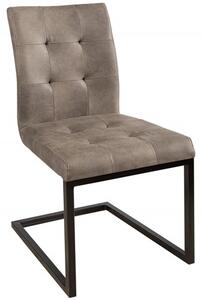 Židle OXFORD antik taupe mikrovlákno Nábytek | Jídelní prostory | Jídelní židle | Konzolové