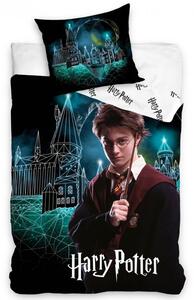 Bavlněné povlečení 140x200 + 70x90 cm - Harry Potter Kouzelné Bradavice