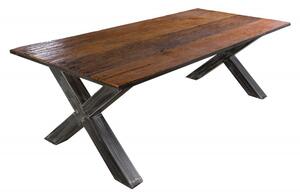 Přírodní dřevěný jídelní stůl Barracuda