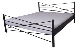 Nábytek ATIKA s.r.o. Kovová postel LINE Povrchová úprava: stříbrná RAL 9006, Rozměr: 140 x 200 cm