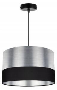 Závěsné svítidlo Chromic, 1x chromové textilní stínítko (výběr ze 2 barev), (výběr ze 2 barev konstrukce), (fi 35cm)