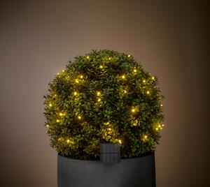 Livarno® Solární světelný LED řetěz, 100 LED (teplá bílá) (100412066001)