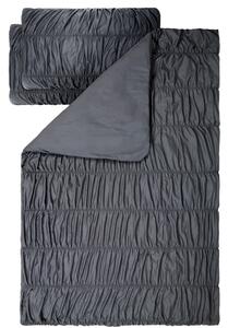 Livarno® Ložní povlečení z mikrovláknitého saténu, 200 x 220 cm, 70 x 90 cm (antracitová) (100411729003)