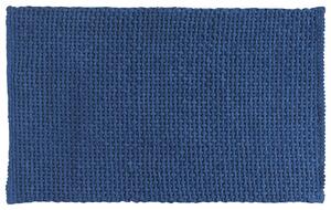 Sapho, KNOT koupelnová předložka, 50x80 cm, 45% bavlna, 55% polyester, protiskluz, modrá