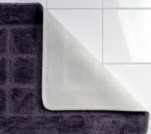 Ridder DELHI Koupelnová předložka 50x80 cm s protiskluzem, 100% polyester, tmavě šedá