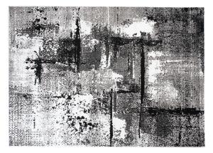 Chemex Kusový koberec Maya - abstrakt 1 - šedý/bílý Rozměr koberce: 80x150 cm