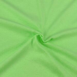 Brotex Jersey prestieradlo Svetlo zelené-60x120 cm