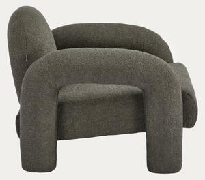 Křeslo SEDIA TEDDY BOUCLÉ ​​hnědé 778155