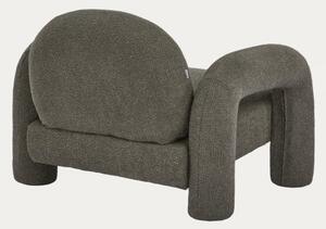 Křeslo SEDIA TEDDY BOUCLÉ ​​hnědé 778155