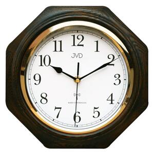 Dřevěné rádiem řízené nástěnné hodiny JVD NR7172.2 ve francouzském stylu (POŠTOVNÉ ZDARMA!!)