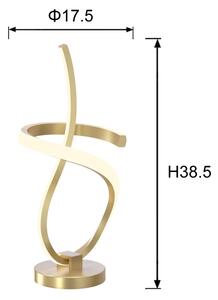 ONLI - LED Stolní lampa KIRA LED/12W/230V 4000K 38,5 cm zlatá