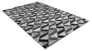 Chemex Kusový koberec Maya - vlnky 1 - šedý/bílý Rozměr koberce: 80x150 cm