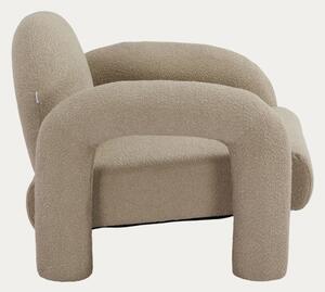 Křeslo SEDIA TEDDY BOUCLÉ ​​béžové 778148