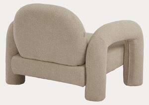 Křeslo SEDIA TEDDY BOUCLÉ ​​béžové 778148
