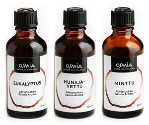 Osmia Set vůní do sauny Bylinky 3x50ml
