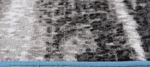 Makro Abra Kusový koberec moderní MAYA Pruhy Q542A modrý šedý Rozměr: 140x200 cm