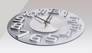 Luxusní kovové nástěnné designové hodiny JVD HT098.1