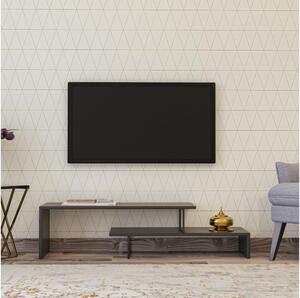 Asir TV stolek OVIT 45x120 cm antracit/černá AS0616