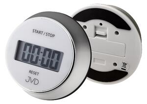 Luxusní bílo - stříbrná digitální minutka JVD DM40.1 SKLAD