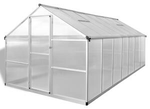 Skleník zpevněný hliník 10,53 m²