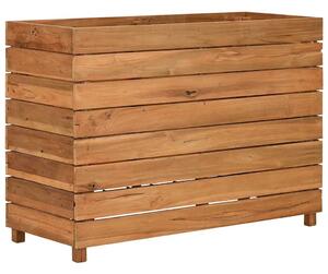 Vyvýšený záhon 100x40x72 cm recyklované teakové dřevo a ocel