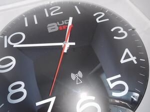 Klenoty Budín Prémiové černé rádiem řízené nástěnné hodiny BUD-IN C1704 (Klenoty Budín Prémiové černé rádiem řízené nástěnné hodiny BUD-IN C1704)