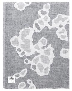 Lněný ručník Saimaannorppa, bílo-šedý, Rozměry 48x70 cm