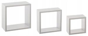 Police MDF deska 5five Simply Smart 25 x 9 cm bílá