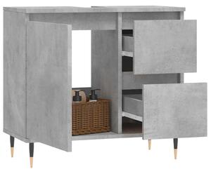 Koupelnová skříňka betonově šedá 65x33x60 cm kompozitní dřevo