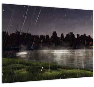 Obraz - Deštivý večer (70x50 cm)