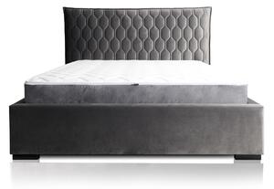 Čalouněná postel 160x200 cm Newie (šedá). 1036139