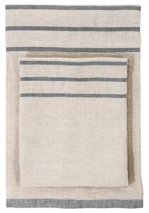 Lněný ručník Usva, len-šedý, Rozměry 48x70 cm