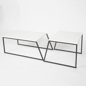 Konferenční stolek Set Patron (Bílá + Černá). 1072061