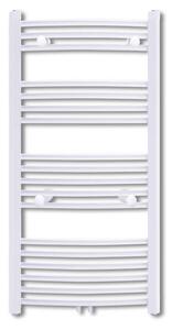 Žebříkový radiátor obloukový, ústřední topení 500 x 1160 mm boční a střední přípojka