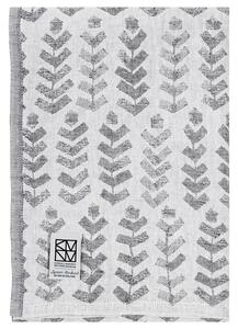 Lněný ručník Ruusu, šedý, Rozměry 48x70 cm