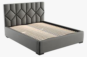 Čalouněná postel 180x200 cm Veggie 1 (šedá). 1041921