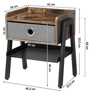 FISTAR Noční stolek v moderním stylu