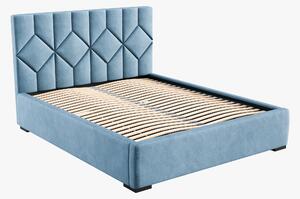 Čalouněná postel 160x200 cm Veggie 1 (světlomodrá). 1036146