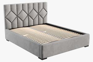 Čalouněná postel 180x200 cm Veggie 1 (šedohnědá). 1041802