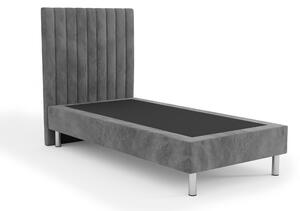 Čalouněná postel 90x200 cm Amby (tmavě šedá). 1036156