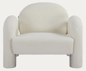Křeslo SEDIA TEDDY BOUCLÉ ​​krémové 778131