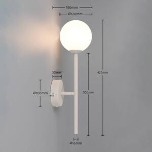 Trio Lighting Nástěnné světlo Firano, šedá, výška 42 cm, kov, Hliník / šedá / zinek, Obývací pokoj / jídelna, kov, Moderní
