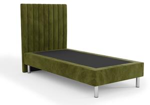 Čalouněná postel 90x200 cm Amby (zelená). 1036164